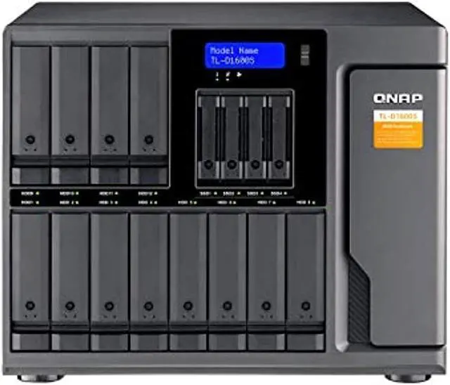 Main image of QNAP TL-D1600S 16 Bay SATA 6Gbps JBOD Storage Enclosure.PCIe SATA Interface Card (QXP-1600eS) Included (TL-D1600S)