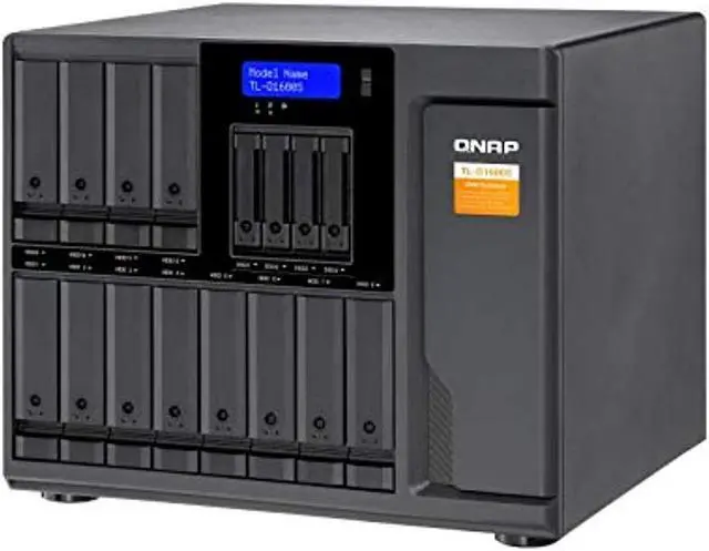 Alt view image 5 of 5 - QNAP TL-D1600S 16 Bay SATA 6Gbps JBOD Storage Enclosure.PCIe SATA Interface Card (QXP-1600eS) Included (TL-D1600S)
