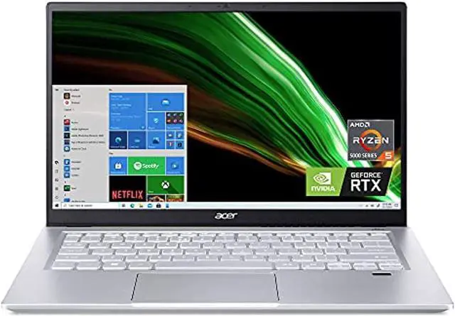 Main image of Acer Swift X SFX14-41G-R0SG Creator Laptop | 14" Full HD 100% sRGB | AMD Ryzen 5 5600U | NVIDIA RTX 3050 Laptop GPU | 8GB LPDDR4X | 512GB NVMe SSD | Wi-Fi 6 | Backlit Keyboard | Windows (NX.AU6AA.001)