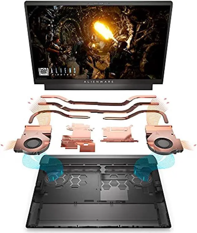 Alt view image 2 of 7 - Alienware M15 R6, 15.6 inch QHD 240Hz Non-Touch Gaming Laptop - Intel Core i7-11800H, 32GB DDR4 RAM, 1TB SSD, NVIDIA GeForce RTX 3080 8GB GDDR6, Windows 11 Home - Dark Side of Th (AWM15R6-7729BLK-PUS)