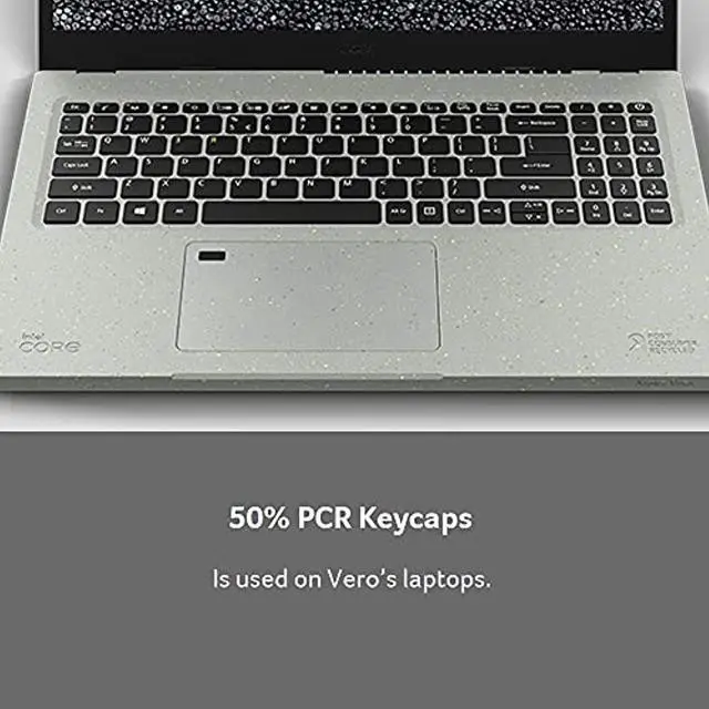 Alt view image 4 of 5 - Acer Aspire Vero AV15-51-75QQ Green PC | 15.6" FHD IPS Display | 11th Gen Intel Core i7-1195G7 | Intel Iris Xe Graphics | 16GB DDR4 | 512GB SSD | Wi-Fi 6 | PCR Materials | Windows 11 Ho (NX.AYCAA.002)