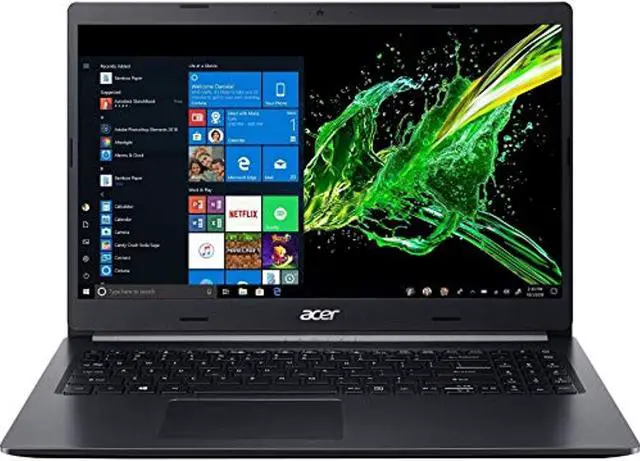 Alt view image 2 of 5 - Acer Aspire 5 A515-54-75VH 15.6" Notebook - 1920 x 1080 - Core i7 i7-8565U - 12 GB RAM - 256 GB SSD - Black - Windows 10 Home 64-bit - Intel UHD Graphics 620 - ComfyView - English Keybo (NX.HDJAA.005)