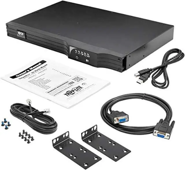 Alt view image 5 of 5 - Tripp Lite 500VA Smart UPS Back Up, 300W Line-Interactive, 1U Rackmount, Network Card Options, USB, DB9 Serial, 2  and  3 Year Warranties, $250,000 Insurance (SMART500RT1U) (SMART500RT1U)