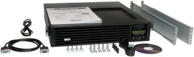 Alt view image 5 of 5 - Tripp Lite 1500VA Smart Online UPS Back Up, 1300W Double-Conversion, Extended Run Option, 2U Rackmount, LCD, USB, DB9, 2 Year Warranty  and  $250,000 Insurance (SU1500RTXLCD2U),Black (SU1500RTXLCD2U)