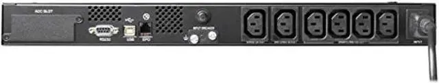 Alt view image 4 of 5 - Tripp Lite 500VA UPS Backup, 230V 300W Line-Interactive, 1U Rack/Tower, Network Card Options, USB, DB9 Serial (SMX500RT1U) (SMX500RT1U)