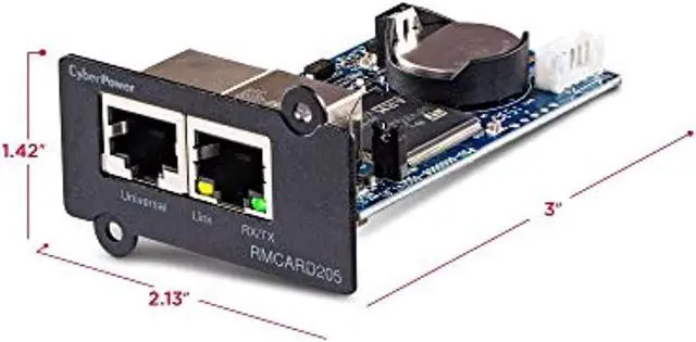 Alt view image 4 of 5 - CyberPower RMCARD205TAA UPS  and  ATS PDU Remote Management Card, TAA Compliant (RMCARD205TAA)