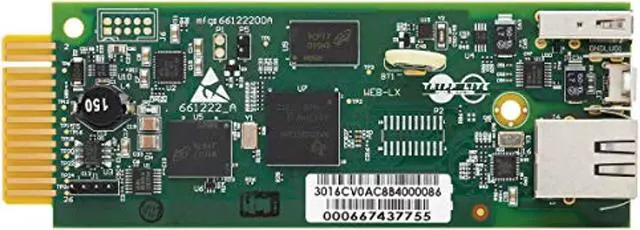 Alt view image 5 of 5 - Tripp Lite UPS Web Management Accessory Card SNMP Remote Monitoring HTML5 (WEBCARDLXMINI) (WEBCARDLXMINI)