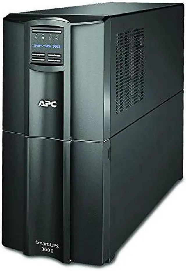 Main image of APC 3000VA Smart UPS with SmartConnect, SMT3000C Sinewave UPS Battery Backup, AVR, 120V, Line Interactive Uninterruptible Power Supply black (SMT3000C)