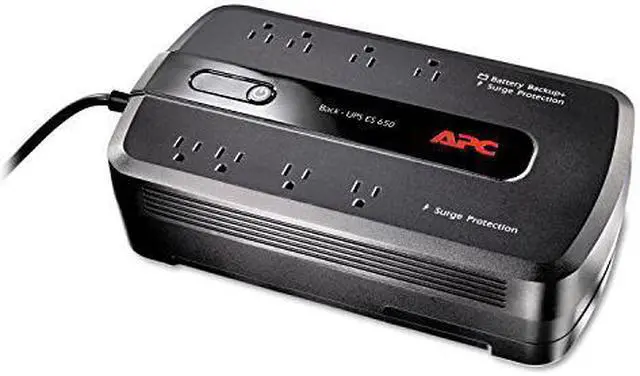 Main image of APC Back-UPS 650 VA Desktop UPS - 650 VA/390 W - Desktop - 3 Minute - 4 x NEMA 5-15R -, 4 x NEMA 5-15R (1154139)