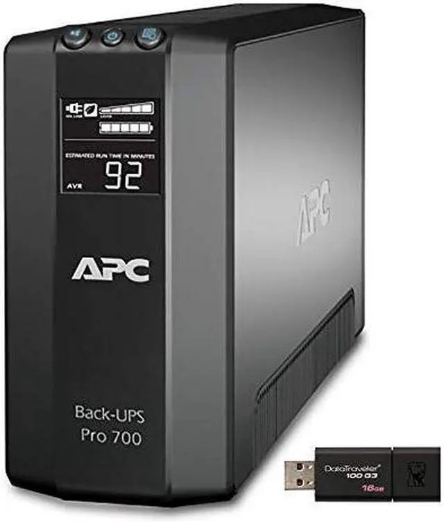 Main image of APC Back UPS PRO BR700G Tower UPS Bundle with 16GB DataTraveler USB Drive (ASISP94)