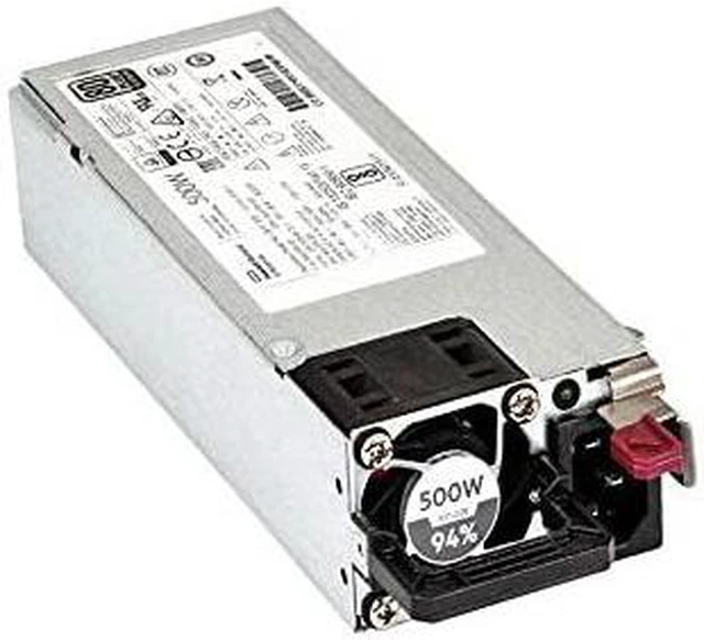 Main image of HP 500W Flex Slot Platinum Hot Plug Low Halogen Power Supply Kit (865408-B21)