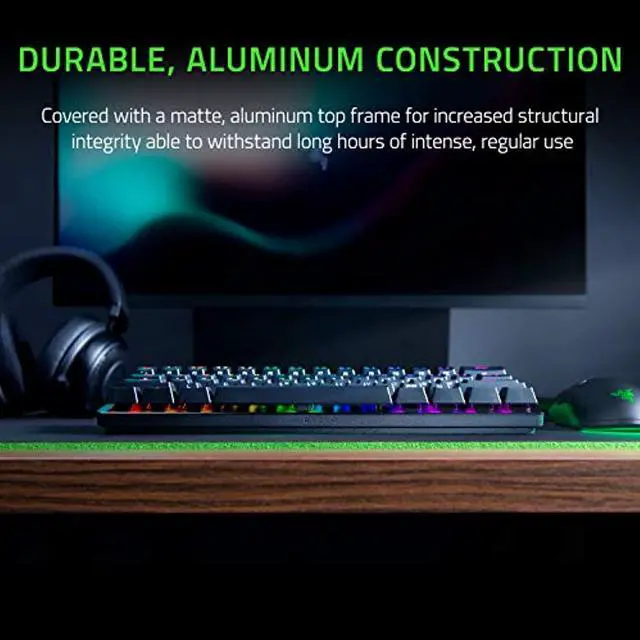 Alt view image 5 of 5 - Razer Huntsman Mini 60% Gaming Keyboard: Fastest Keyboard Switches Ever - Linear Optical Switches - Chroma RGB Lighting - PBT Keycaps - Onboard Memory - Classic Black (RZ03-03390200-R3M1)