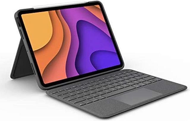 Main image of Logitech Folio Touch iPad Keyboard Case with Trackpad and Smart Connector for iPad Air (4th Generation) - Graphite (920-009952)