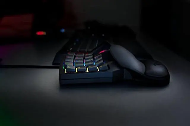 Alt view image 4 of 5 - Razer Tartarus v2 Gaming Keypad: Mecha-Membrane Key Switches - 32 Programmable Keys - Customizable Chroma RGB Lighting - Programmable Macros - Classic Black (RZ07-02270100-R3U1)
