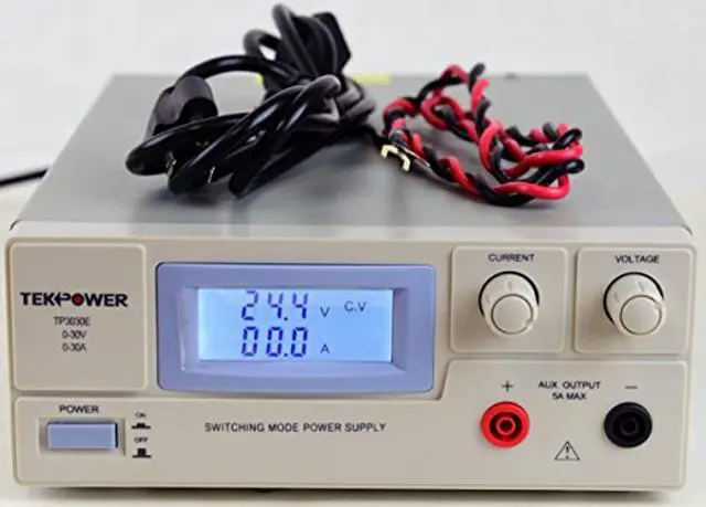 Main image of Tekpower TP3030E DC Adjustable Switching Power Supply 30V 30A, Digital Display with Back Light (TP3030E)