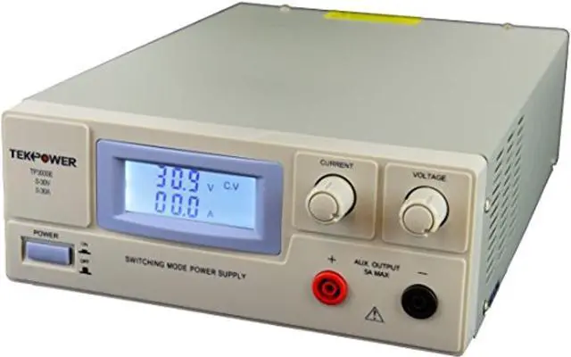 Alt view image 3 of 4 - Tekpower TP3030E DC Adjustable Switching Power Supply 30V 30A, Digital Display with Back Light (TP3030E)