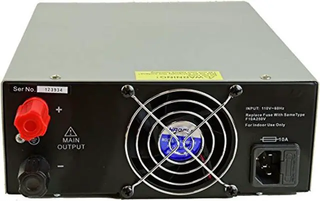 Alt view image 4 of 4 - Tekpower TP3030E DC Adjustable Switching Power Supply 30V 30A, Digital Display with Back Light (TP3030E)