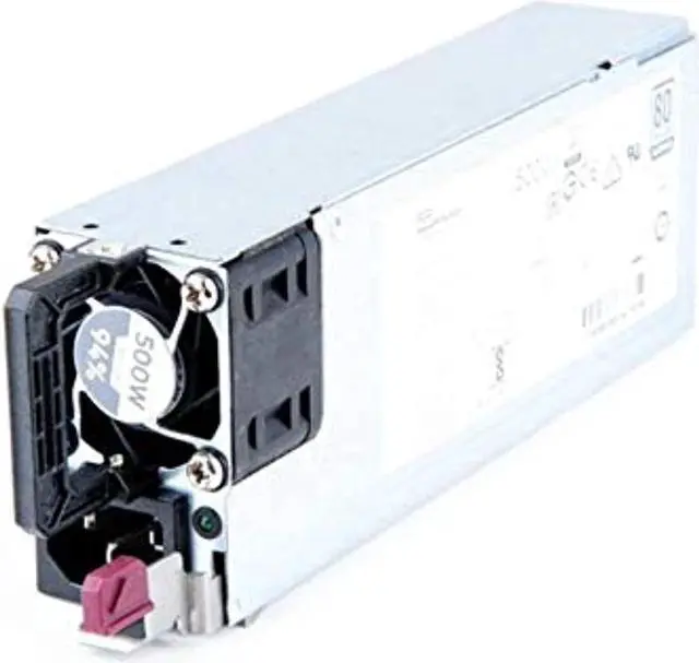 Alt view image 2 of 5 - HPE 866729-001 500Watt 100V-240V AC Flex Slot Platinum Hot Plug Low Halogen Power Supply Kit (866729-001)