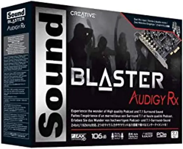 Alt view image 3 of 7 - Creative Sound BlasterX AE-5 Plus SABRE32-class Hi-res 32-bit/384 kHz PCIe Gaming Sound Card and DAC with Dolby Digital and DTS, Xamp Discrete Headphone Bi-amp, Up to 122dB SNR, RGB Li (70SB174000003)