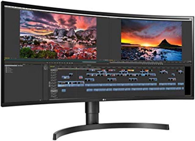Alt view image 3 of 7 - lg 34wn80c-b 34 inch 21:9 curved ultrawide wqhd ips monitor with usb type-c connectivity srgb 99 percentage color gamut and hdr10 compatibility, black