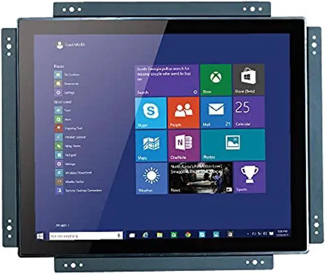 Alt view image 8 of 12 - 17 Inch Open Frame Design Touch Screen Monitor Display with VESA & Rear Mounting Bracket for Kiosk Industrial Automation POS Retail Self-Service