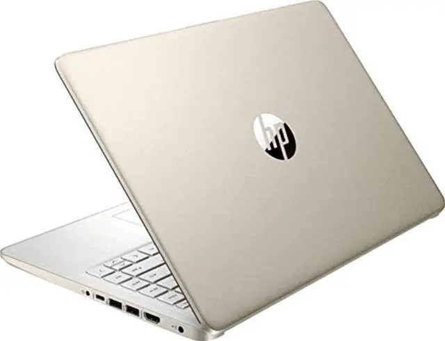 Alt view image 5 of 7 - HP - 14" Laptop - Intel Celeron - 4GB Memory - 64GB eMMC - Pale Gold (14-DQ0003DX)