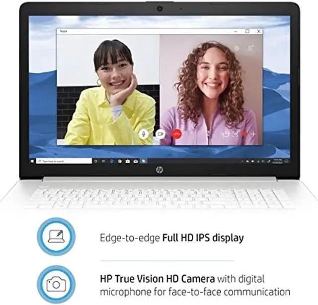 Alt view image 9 of 10 - HP 17.3" FHD, Intel Core i5-1135G7, 8GB RAM, 512GB SSD, Natural Silver, Windows 11 Home, 17-by4061nr Laptop