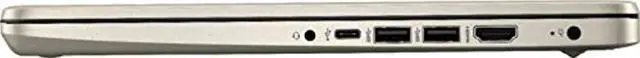 Alt view image 7 of 7 - HP - 14" Laptop - Intel Celeron - 4GB Memory - 64GB eMMC - Pale Gold (14-DQ0003DX)