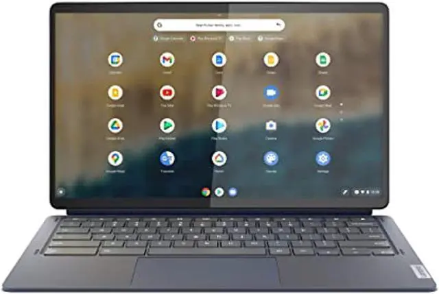 Alt view image 3 of 5 - Lenovo IdeaPad Duet 5 Chromebook, OLED 13.3" FHD Touch Display, Snapdragon SC7180, 4GB RAM, 64GB Storage, Qualcomm Adreno Graphics, Chrome OS, Abyss Blue (82QS0000US)