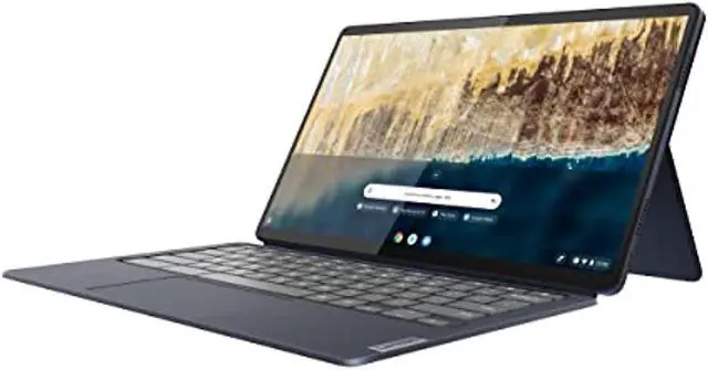 Alt view image 5 of 5 - Lenovo IdeaPad Duet 5 Chromebook, OLED 13.3" FHD Touch Display, Snapdragon SC7180, 4GB RAM, 64GB Storage, Qualcomm Adreno Graphics, Chrome OS, Abyss Blue (82QS0000US)