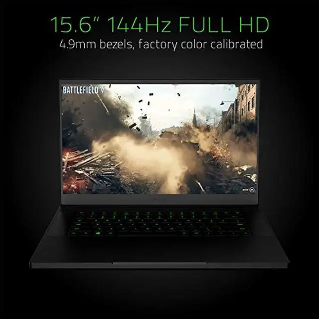Alt view image 3 of 5 - Razer Blade 15 Gaming Laptop 2019: Intel Core i7-9750H 6 Core, NVIDIA GeForce RTX 2060, 15.6" FHD 1080p 144Hz, 16GB RAM, 512GB SSD, CNC Aluminum, Chroma RGB Lighting, Thunderbolt  (RZ09-03006E92-R3U1)