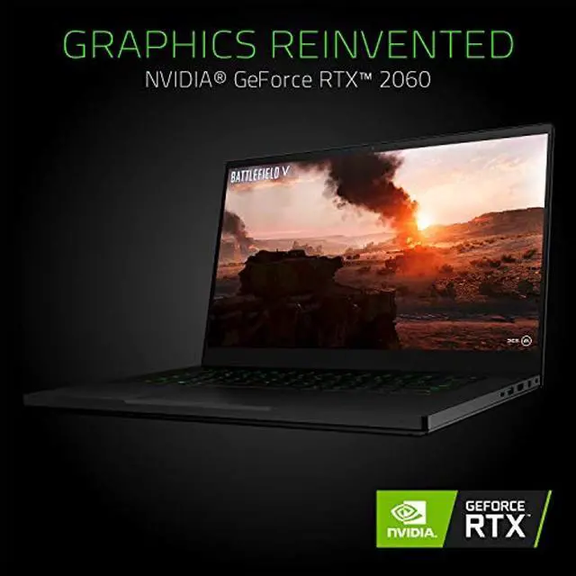 Alt view image 4 of 5 - Razer Blade 15 Gaming Laptop 2019: Intel Core i7-9750H 6 Core, NVIDIA GeForce RTX 2060, 15.6" FHD 1080p 144Hz, 16GB RAM, 512GB SSD, CNC Aluminum, Chroma RGB Lighting, Thunderbolt  (RZ09-03006E92-R3U1)