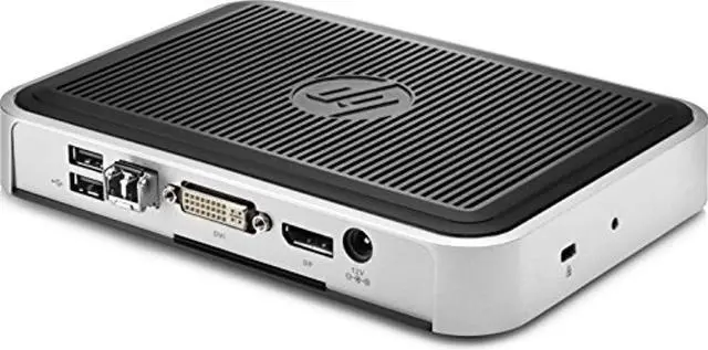 Alt view image 2 of 5 - HP 2EZ54AT#ABA Zero Client T310 G2, Desktop Slim line, 512 Mb Ram, 32 GB SSD, Black/Silver (2EZ54AT#ABA)
