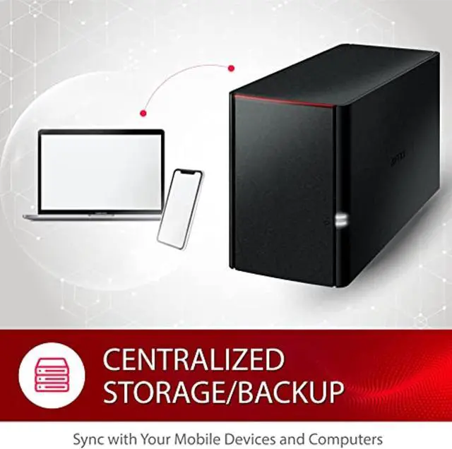 BUFFALO LinkStation SoHo 220 2-Bay 4TB Home Office Private