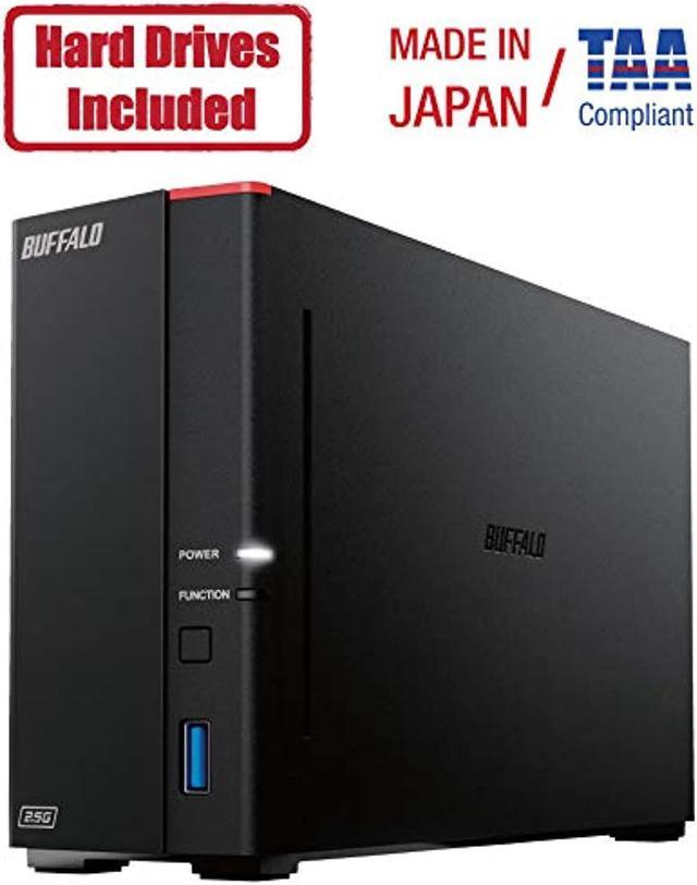 BUFFALO LinkStation 710 4TB 1-Bay Home Office Private Cloud Data Storage  with Hard Drives Included / Computer Network Attached Storage / NAS Storage  /