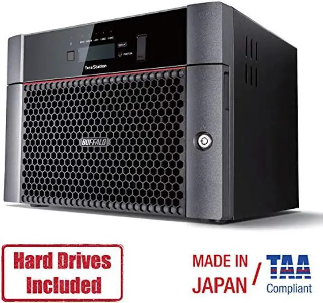 Alt view image 2 of 5 - BUFFALO TeraStation 5810DN Desktop 32 TB NAS Hard Drives Included (8 X 4TB, 8 Bay) (TS5810DN3208)