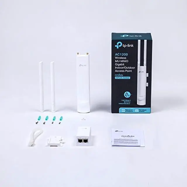 Alt view image 3 of 5 - TP-LINK (EAP225-OUTDOOR) (867+300) Wireless N Outdoor Access Point, MU-MIMO Tech, Free Software (EAP225-Outdoor)