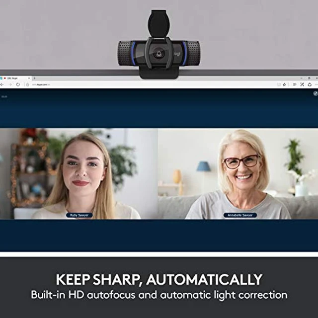Alt view image 3 of 5 - Logitech C920e HD 1080p Mic-Disabled, Certified for Zoom and Microsoft Teams, TAA Compliant (960-001384)