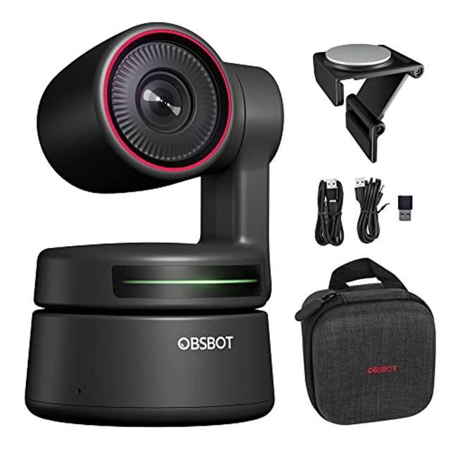 thumbnail image 2 of Obsbot Tiny PTZ 4K Webcam, AI-Powered Framing & Autofocus, 4K Webcam With Dual Omni-Directional 2 of 13