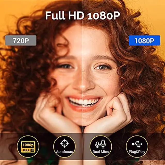 Alt view image 4 of 5 - Streaming Webcam 1080P with Adjustable Ring Light, Advanced Auto-Focus with Tripod Vitade 960A HD USB Web Cam for Xbox Gaming Conferencing Video Chatting Mac Desktop Computer Laptop Wide Angle Webcam