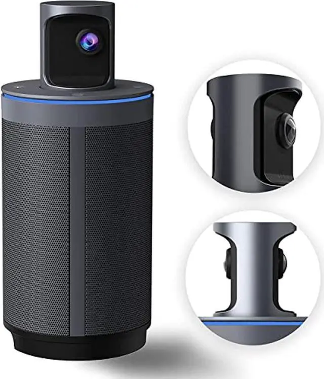 Main image of NexiGo Meeting 360 (Gen 2), 8K Captured AI-Powered Framing  and  Speaker Tracking, 1080p HD 360-Degree Smart AIO Video Conference Camera, 8 Noise-Cancelling Microphones, and Speaker (Meeting360Gen2)
