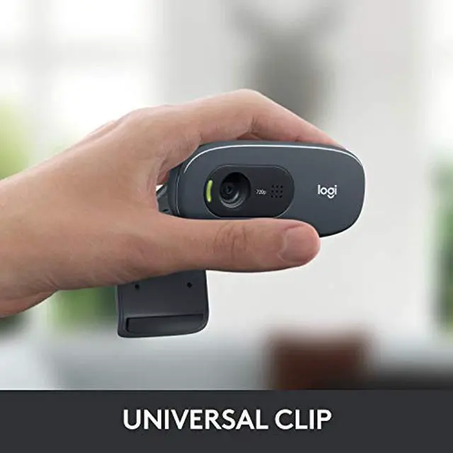 Alt view image 5 of 5 - Logitech C270 HD Webcam (Black) (960-000584)