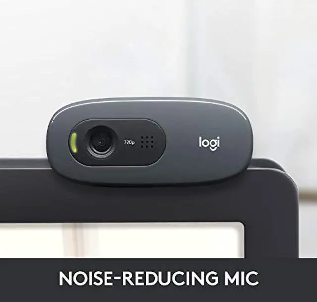 Alt view image 3 of 5 - Logitech C270 HD Webcam (Black) (960-000584)