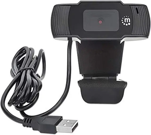 Alt view image 2 of 5 - Manhattan 1080p HD USB Webcam with Microphone - Plug and Play on Computer, Laptop, PC - for Video Calling, Streaming, Recording, Conferencing with Web Camera - 462006 (462006)