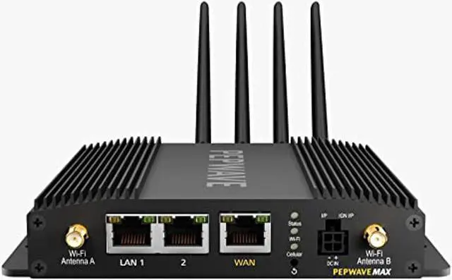 Main image of Peplink MAX BR1 Pro [CAT 20] | LTE-A Pro Modem with Redundant SIM Slots | Wi-Fi 6 | GPS Receiver| Drop-in Mode, Load Balancing/Failover, Ignition Sensing | MAX-BR1-PRO-GLTE-S-T-PRM