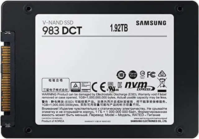 Alt view image 6 of 12 - SAMSUNG 983 DCT Series U.2 2.5" 1.9TB Enterprise SSD MZ-QLB1T9NE