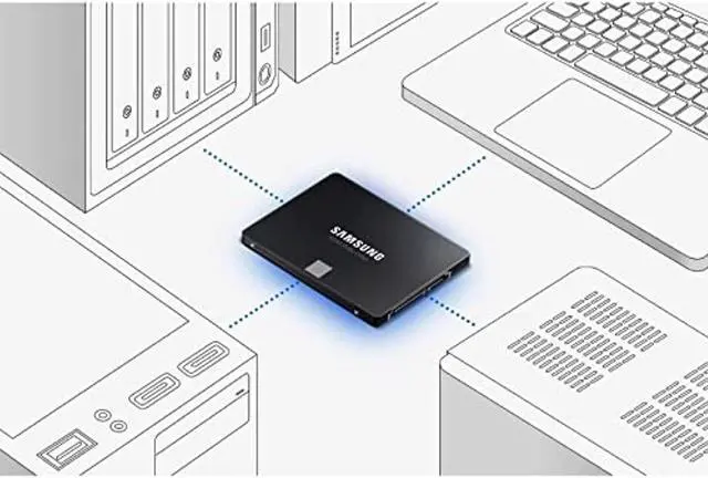 Alt view image 12 of 20 - SAMSUNG 2.5" 2TB SATA III Samsung V-NAND 3bit MLC Internal Solid State Drive (SSD) MZ-77E2T0E