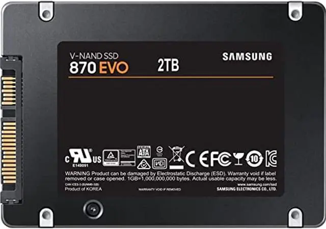 Alt view image 13 of 20 - SAMSUNG 2.5" 2TB SATA III Samsung V-NAND 3bit MLC Internal Solid State Drive (SSD) MZ-77E2T0E