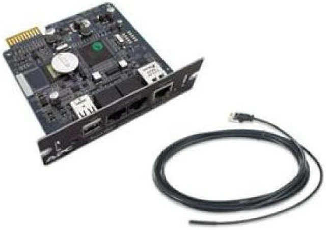 Main image of APC AP9631 Network Management Card 2 with Environmental Monitoring - Remote management adapter - 10/100 Ethernet - for Smart-UPS 1000, 1500, 2200, 300 (AP9631)