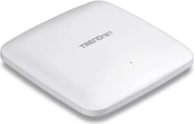 Main image of TRENDnet AX1800 Dual Band WiFi 6 PoE+ Access Point, 1201Mbps WiFi AX + 576Mbps WiFi N, MU-MIMO, OFDMA,1024 QAM, WDS, Client Bridge, WDS Bridge, AP, WDS Station, White, TEW-921DAP (TEW-921DAP)
